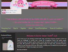 Tablet Screenshot of doctorsweettooth.com